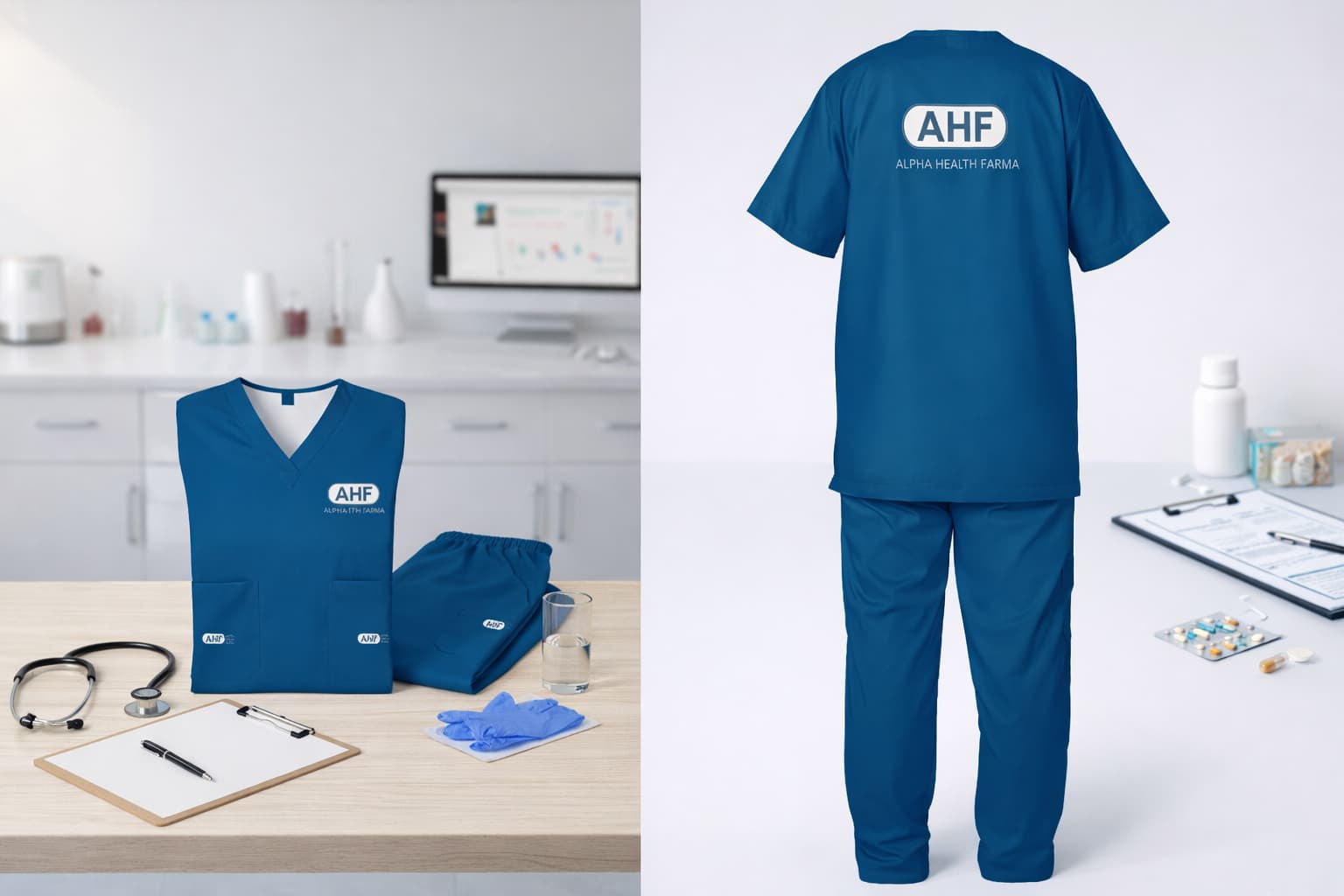 Hospital Staff Scrubs and Lab Apparel