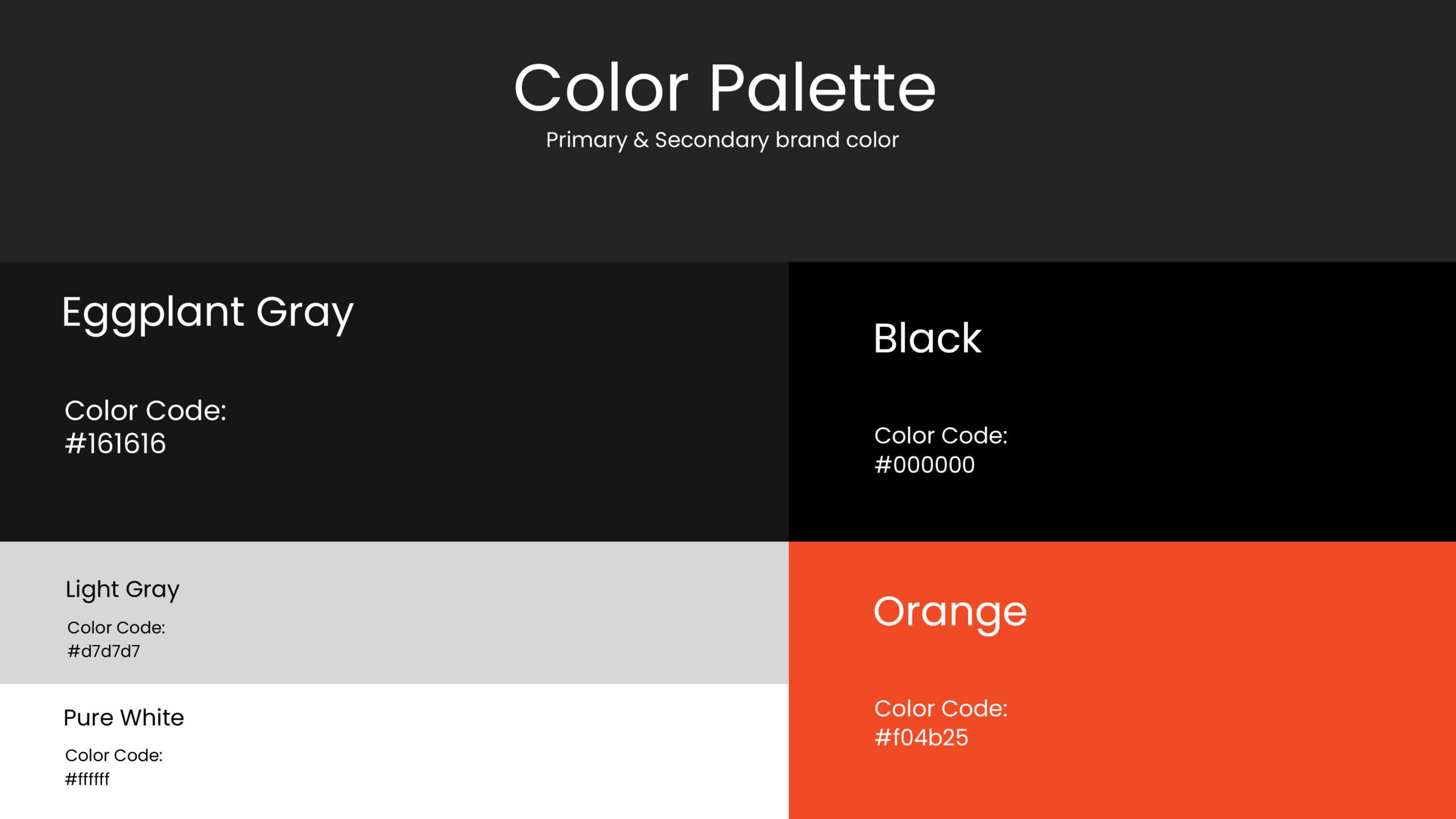 Color Palette Standards